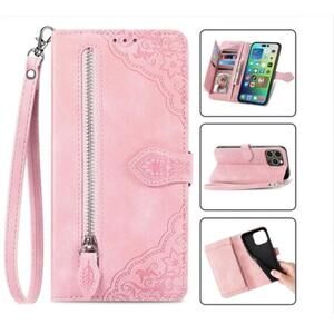 3-in-1 Phone Case In Pink For iPhone 14 Pro